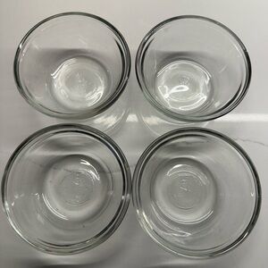 Vintage Anchor Hocking 6oz custard ramekins/bowls - set of 4